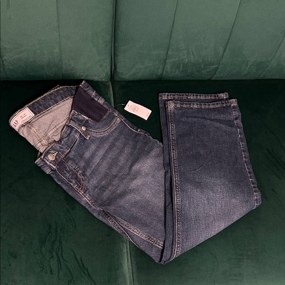 GAP Dark Blue Straight Leg Jeans